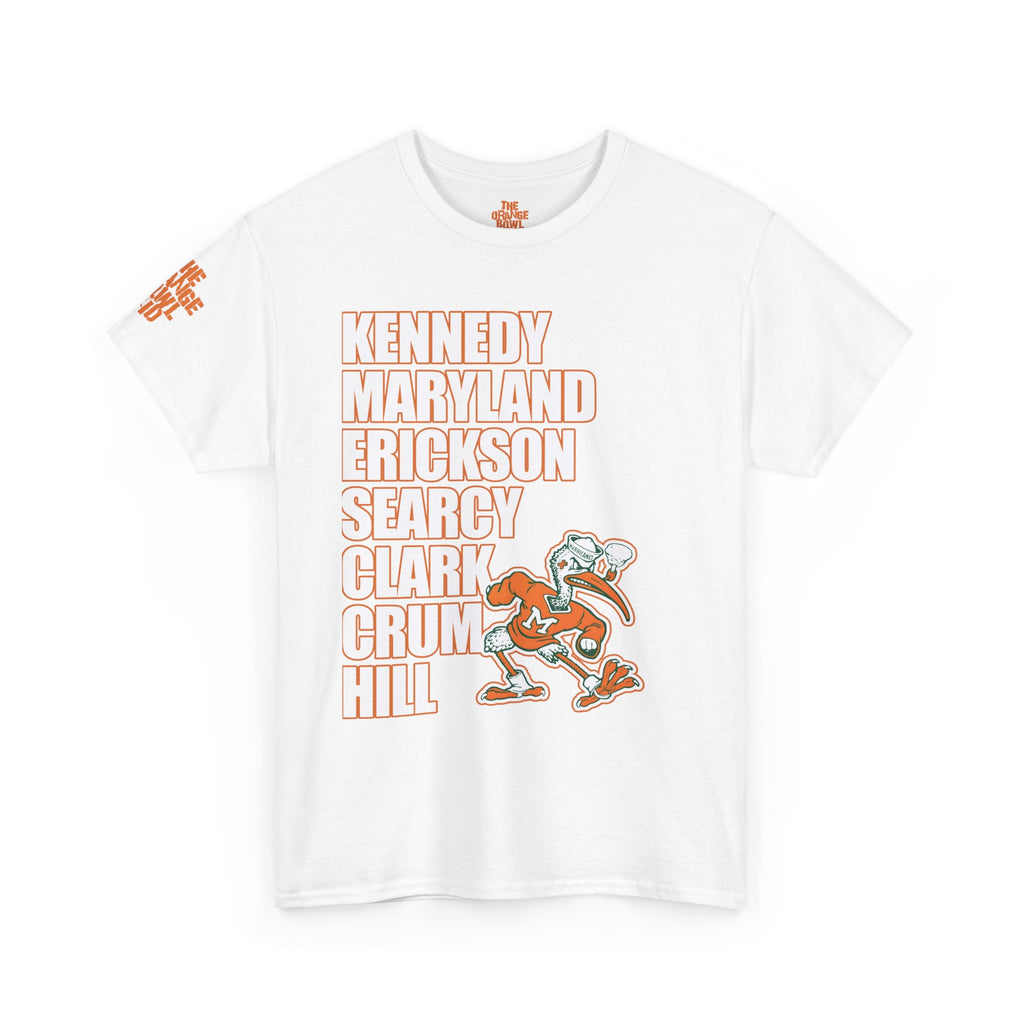 1989 Football, Team of the Decade, Miami Sports Apparel, Vintage Streetwear, Retro Championship Shirt, The Orange Bowl Kid, Urban Aesthetic, Collegiate Graphics, OBK. 